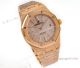 N9 Factory Swiss 3120 Audemars Piguet Royal Oak Frosted Gold Watch Diamond Dial (2)_th.jpg